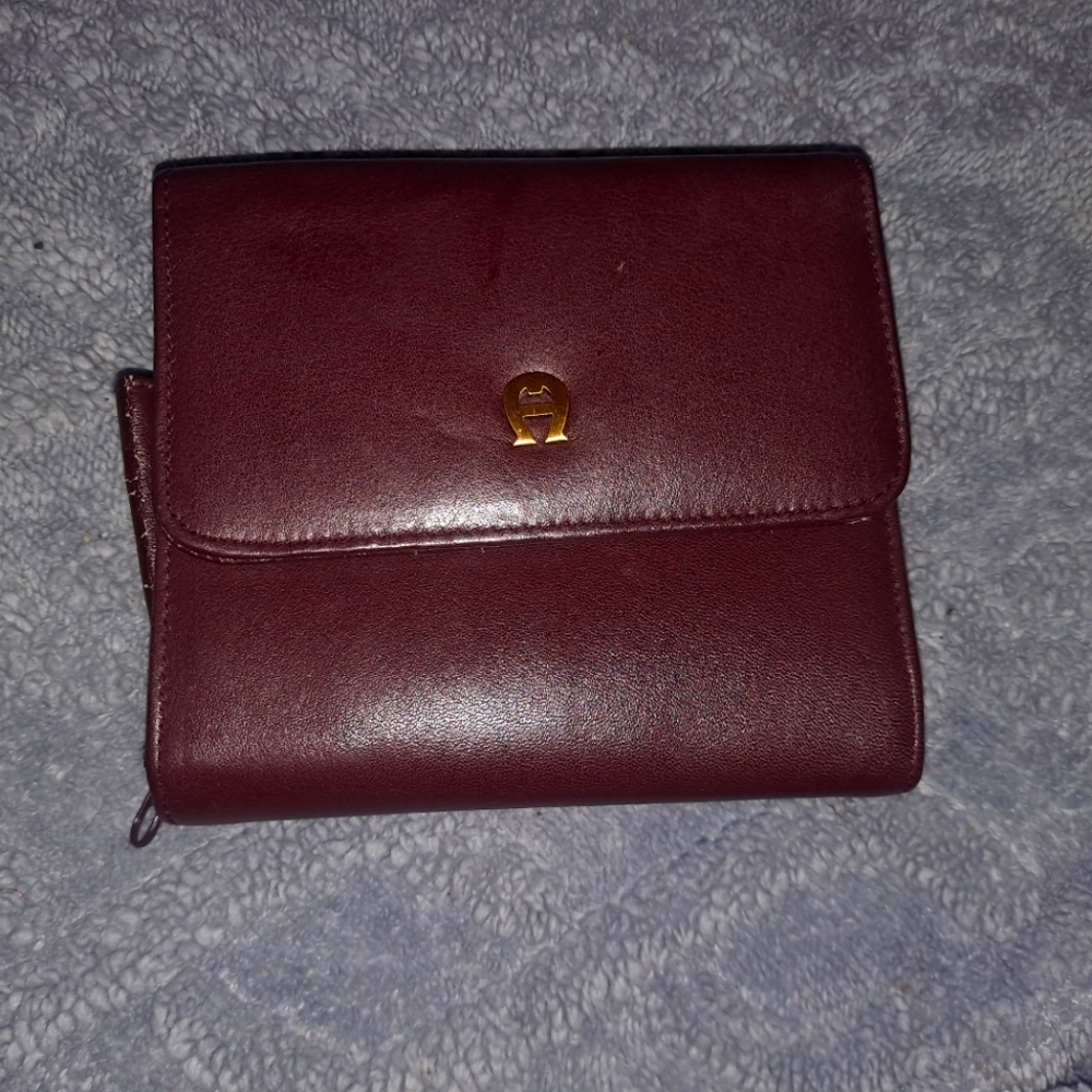 Vintage Etienne Aigner Leather Wallet  with strap.